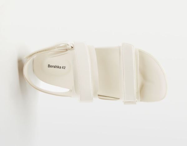 Bershka Bandjes Sandalen Heren Bruin | xv6GkWmbedW