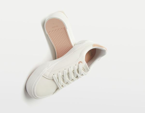 Bershka Contrast Platform Sneakers Dames Wit | MHwd3wdk72K