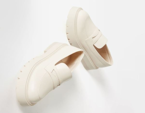 Bershka Loafers With Track Soles Pakken Dames Bruin | V9qRUYLJdRx