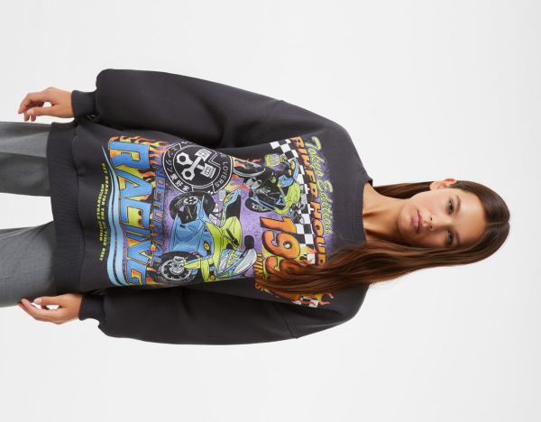 Bershka Long Sleeve With Race Print Sweatshirts Dames Grijs | tFgP9zqsMcU