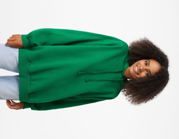 Bershka Oversize Hoodie Dames Groen | EeyvNqgTmws