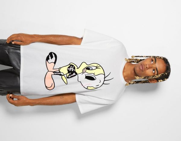 Bershka Oversize Kort Sleeve With Looney Tunes X Coté Escrivá Print T-shirts Heren Wit | xwiBMIvqfkG