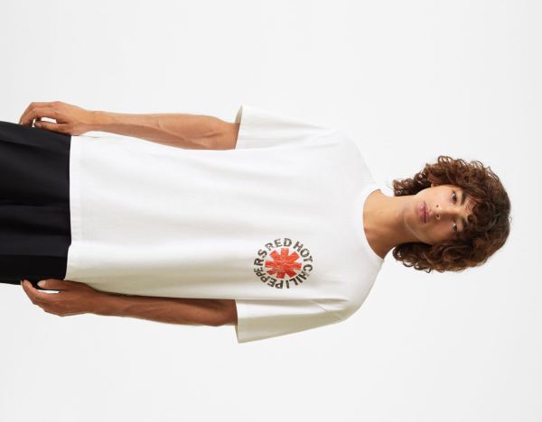 Bershka Red Hot Chili Peppers Regular Fit Kort Sleeve T-shirts Heren Wit | b93zSo7K8Lc