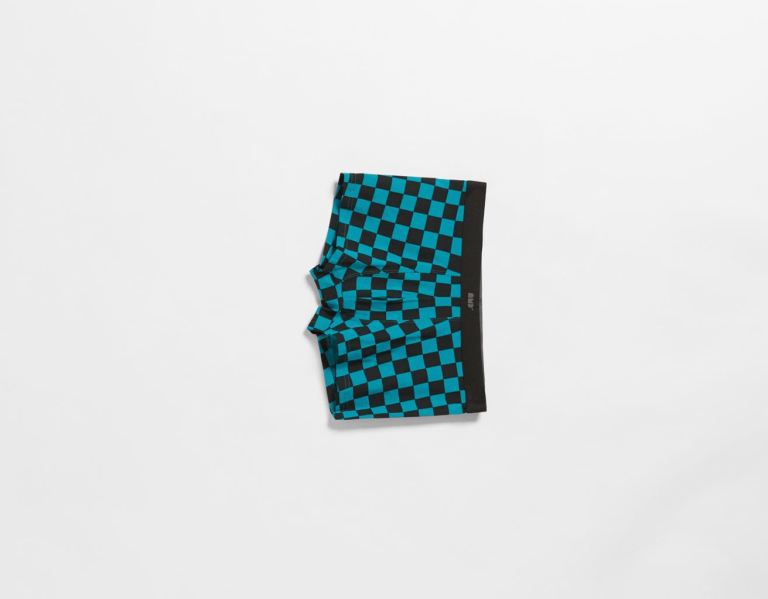 Bershka 3-pack Of Checkered Print Boxers Ondergoed Heren Zwart | l7ZdxCJIJnB