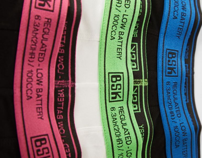 Bershka 3-pack Of Colored Briefs Ondergoed Heren Wit | 6XnBibhY0Td