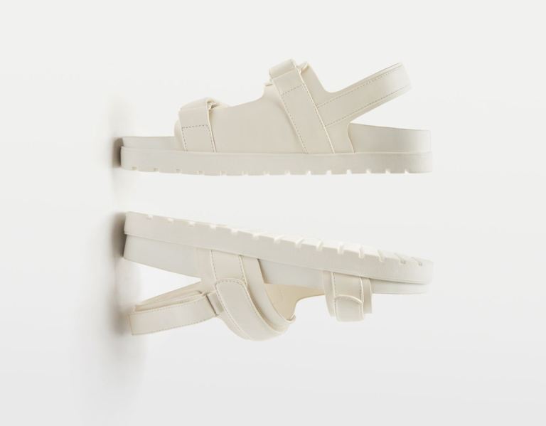 Bershka Bandjes Sandalen Heren Bruin | xv6GkWmbedW