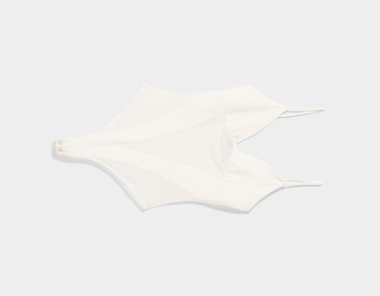 Bershka Bandjes Tulle Bodysuit Dames Wit | cU92zzXfNCH