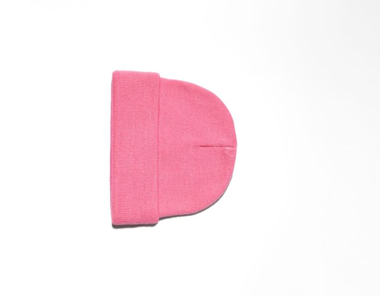 Bershka Basic Beanie Caps Heren Roze | zV6wCe7QEhn