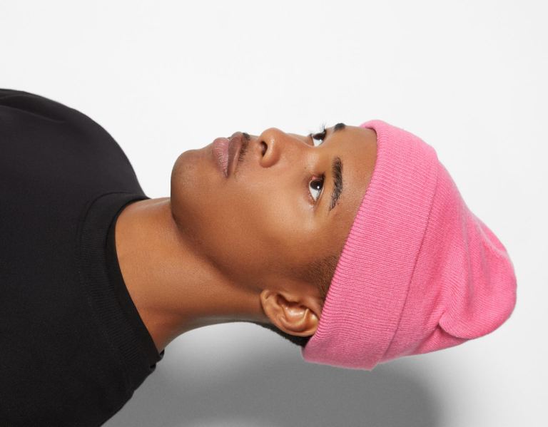 Bershka Basic Beanie Caps Heren Roze | zV6wCe7QEhn