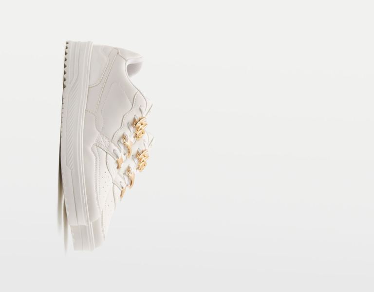 Bershka Bejeweled Sportschoenen Heren Wit | OTSgnUh0uPZ