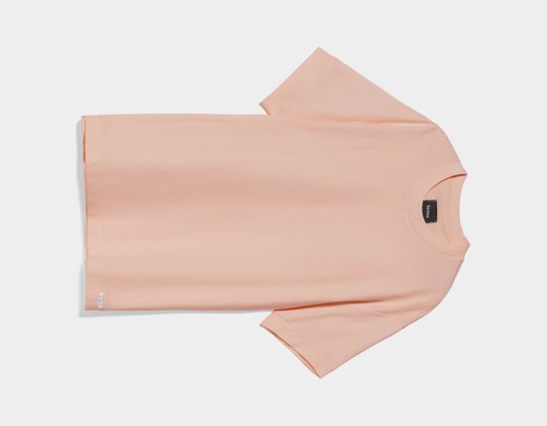 Bershka Boxy-fit Kort Sleeve T-shirts Heren Roze | eZdJ2RDc5p2