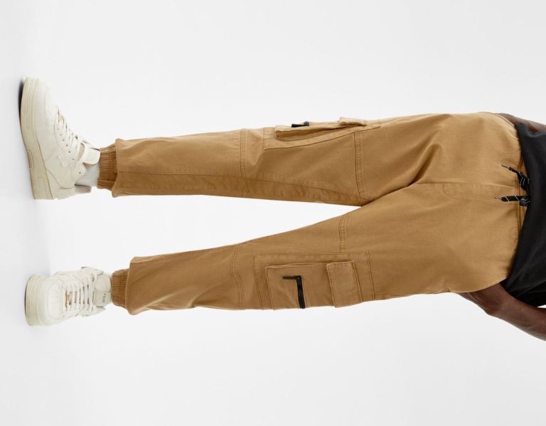 Bershka Cargo Joggers Broek Heren Bruin | 2xnaWiW2zeq