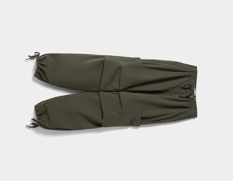 Bershka Cargo Parachute Broek Dames Khaki | lHeOo5uPeWI