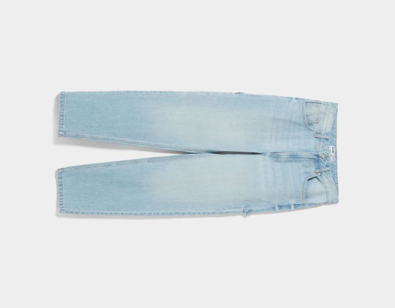 Bershka Carpenter Jeans Heren Lichtblauw | smsmH0u4t2k