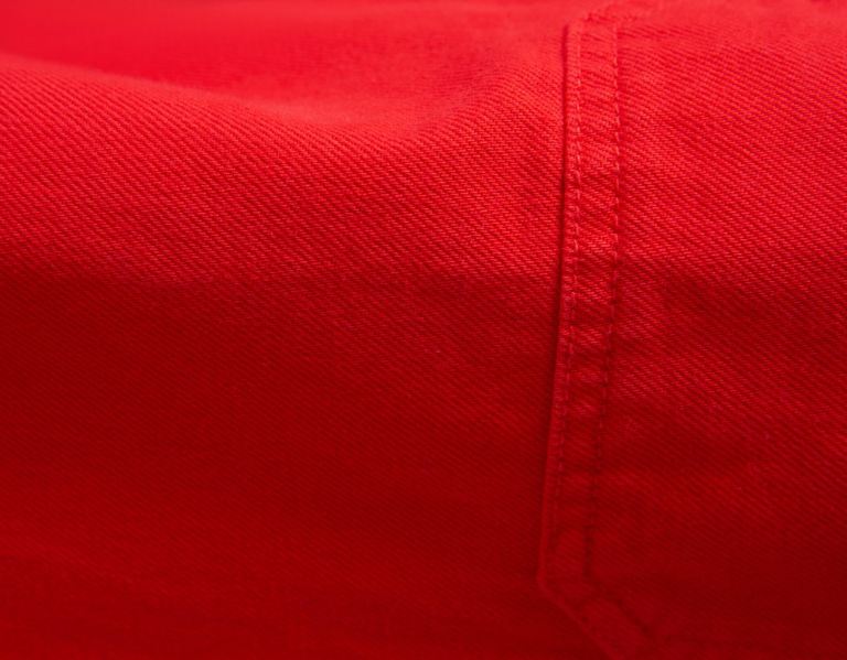 Bershka Colored Cargo Jeans Heren Rood | dEnSHAzucQ7