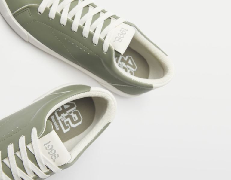 Bershka Colored Sportschoenen Heren Khaki | K2nRx5Jzu4g