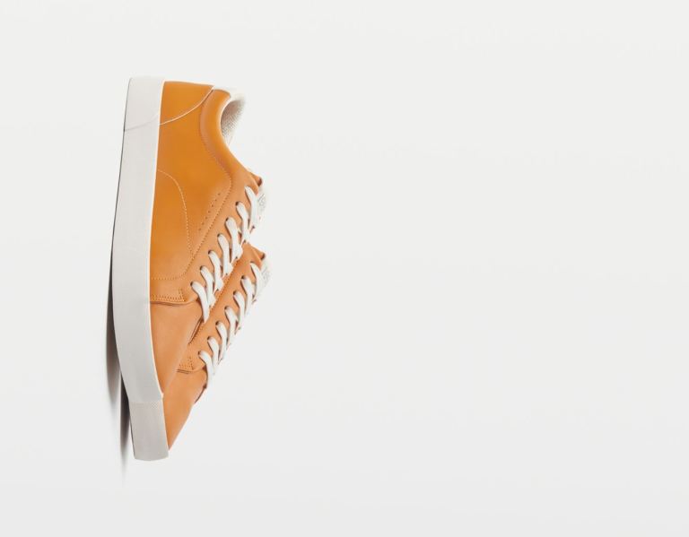 Bershka Colored Sportschoenen Heren Mosterdgeel | aYRpeRAKG7D