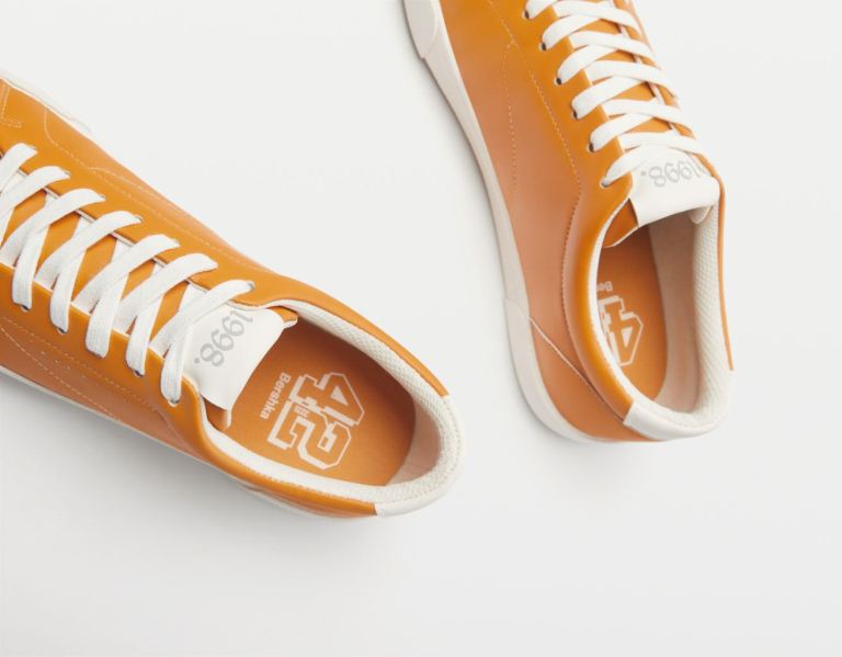 Bershka Colored Sportschoenen Heren Mosterdgeel | aYRpeRAKG7D