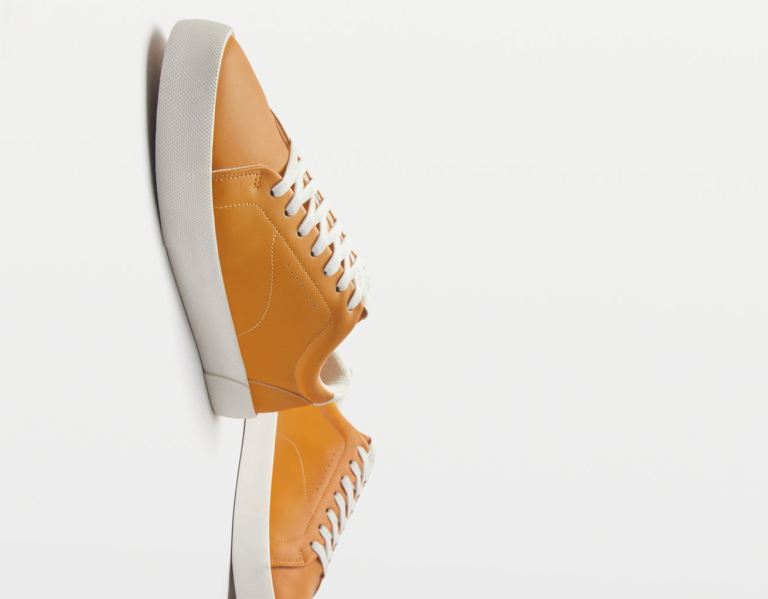 Bershka Colored Sportschoenen Heren Mosterdgeel | aYRpeRAKG7D