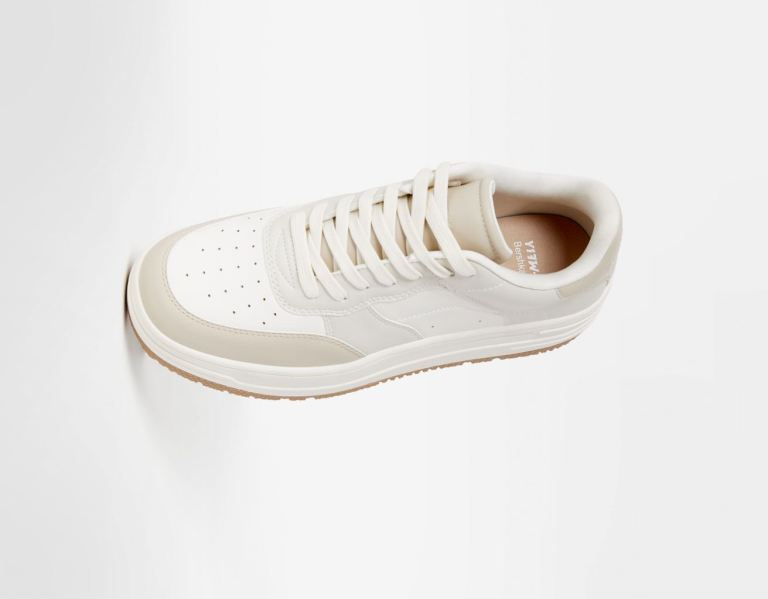 Bershka Contrast Platform Sneakers Dames Gekleurd | D545HleqX0Q