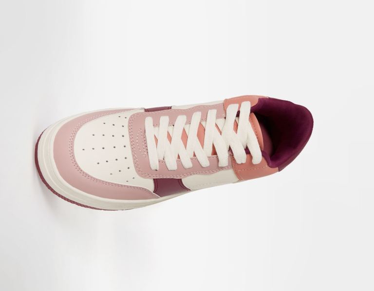 Bershka Contrast Platform Sneakers Dames Gekleurd | XXPCPxJQfm2