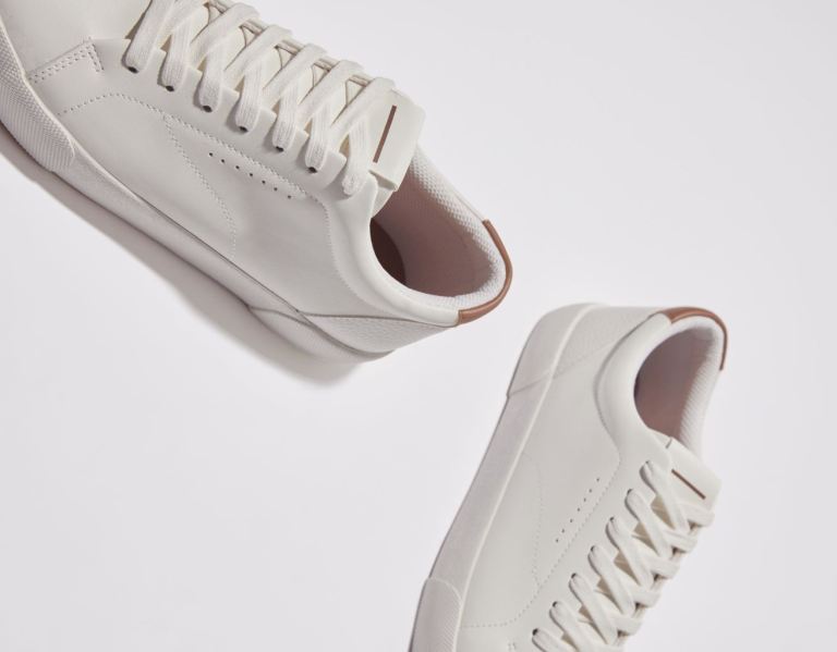 Bershka Contrasting Sportschoenen Heren Wit | 2FxgkrIoVrt