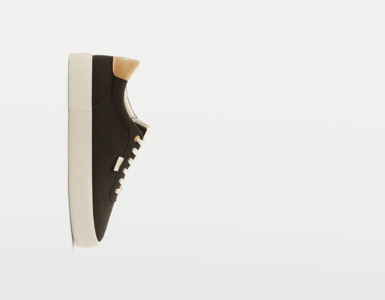 Bershka Contrasting Sportschoenen Heren Zwart | h0OR9G1NGag