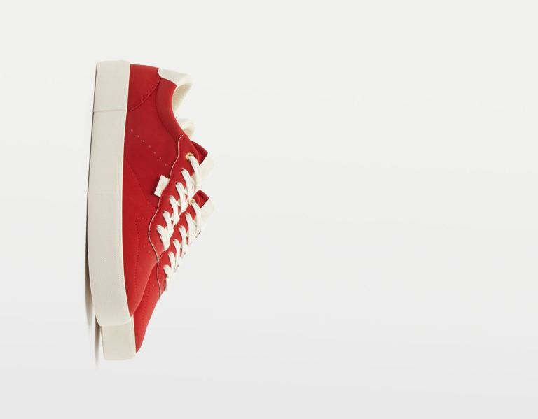 Bershka Contrasting Sportschoenen Heren Rood | niWhrZj9fYA