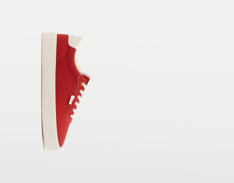 Bershka Contrasting Sportschoenen Heren Rood | niWhrZj9fYA