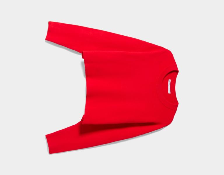 Bershka Crew Neck Knit Trui Truien Dames Rood | hcU72dy0NOU