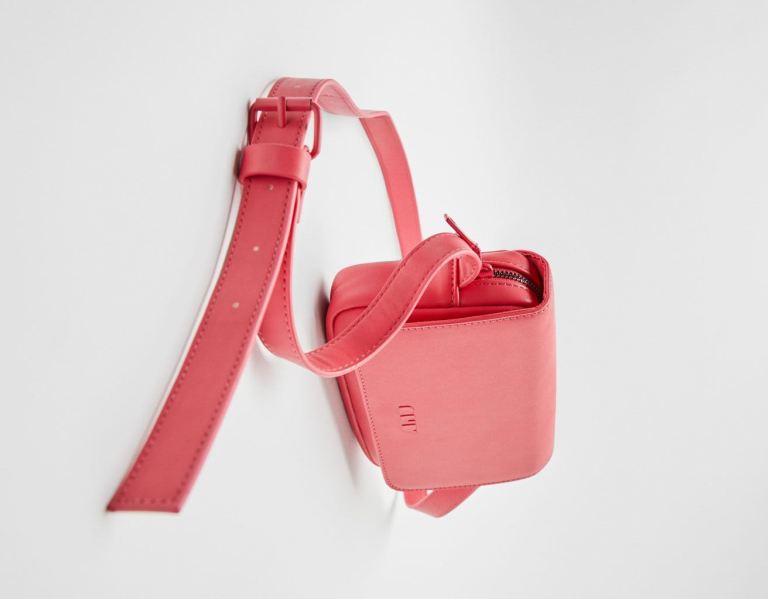 Bershka Crossbody Tassen Dames Fuchsie | vO0KCTzeSbJ