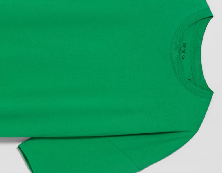 Bershka Extra-loose-fit Kort Sleeve T-shirts Heren Groen | BwyQlzK4EWw