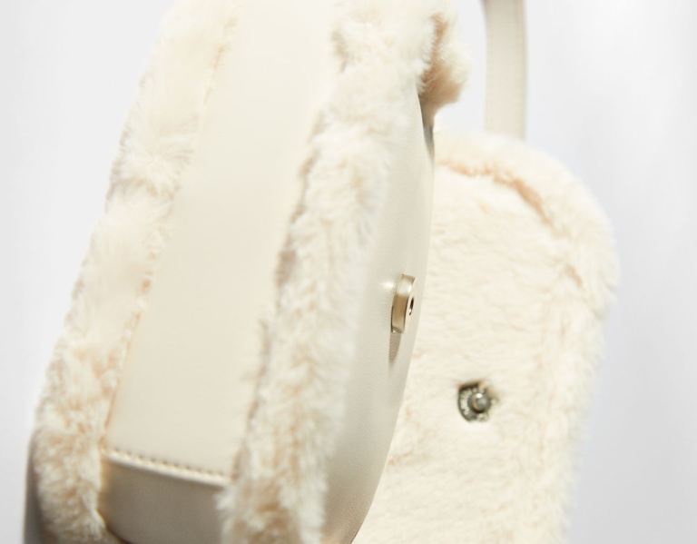 Bershka Faux Fur Faux Leren Crossbody Tassen Dames Room | G0qOFSHsKhb