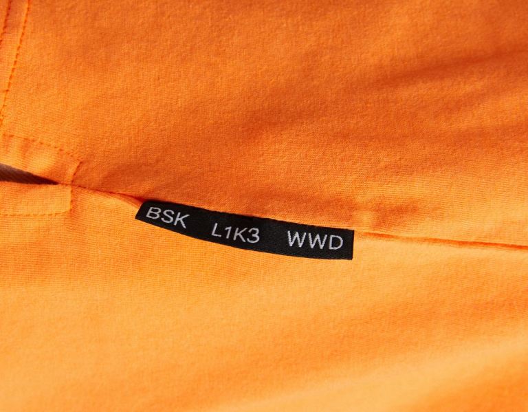 Bershka Faux Leren T-shirts Heren Oranje | l2EclaERwAQ