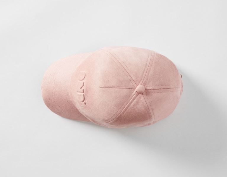 Bershka Faux Suede Caps Heren Roze | pZY18HJrigp