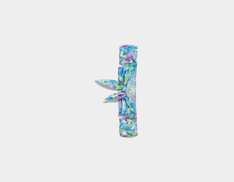 Bershka Floral Print Tied Topjes Dames Blauw | UHJwYJi6m9o