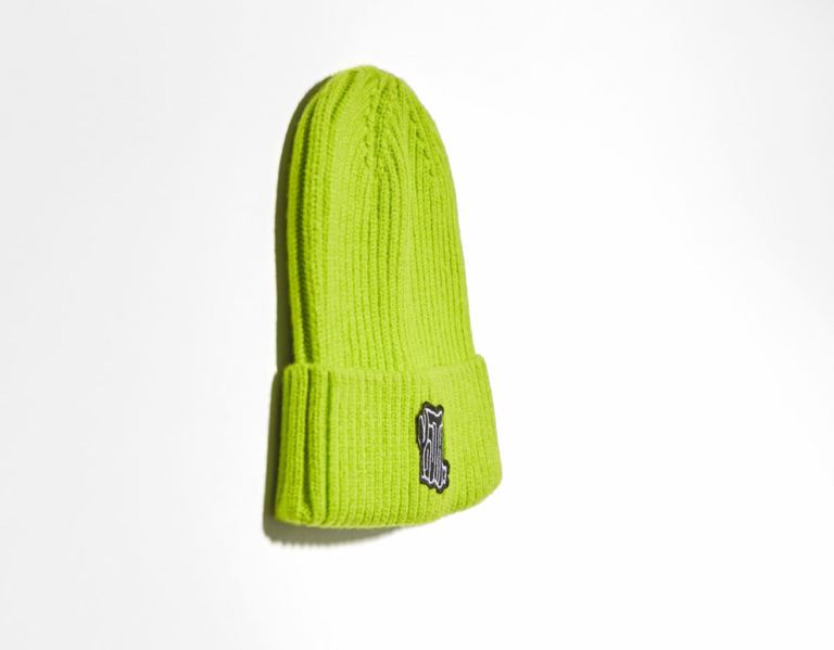 Bershka Funny Embroidered Beanie Caps Heren Lichtgroen | hoYy5D0QDZ0