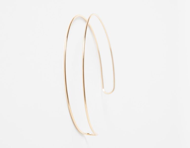 Bershka Gold-colored Choker Necklace Sieraden Dames Goud | pD5zfZofRwr