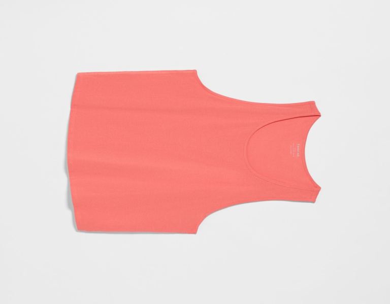 Bershka Gym-fit Tank Top T-shirts Heren Fuchsie | YIm0ZViaEme