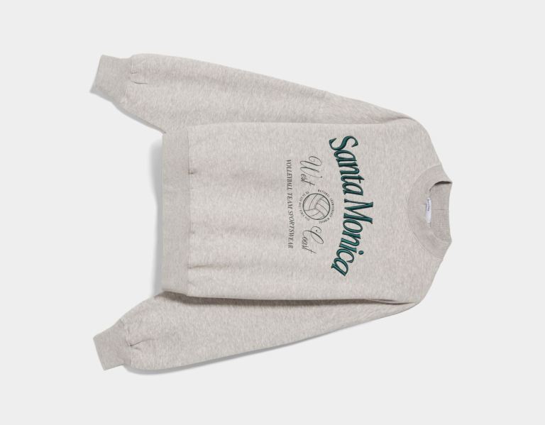 Bershka High Neck Embroidered Sweatshirts Dames Grijs | ObLqDGaIc5l