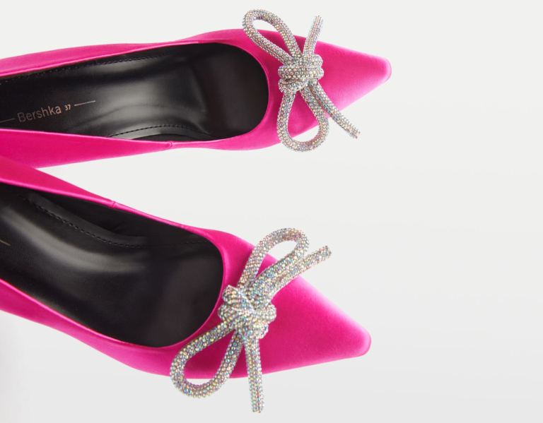 Bershka High-heel With Embellished Bow Hakken Schoenen Dames Fuchsie | 0Yhl4YTCyMl