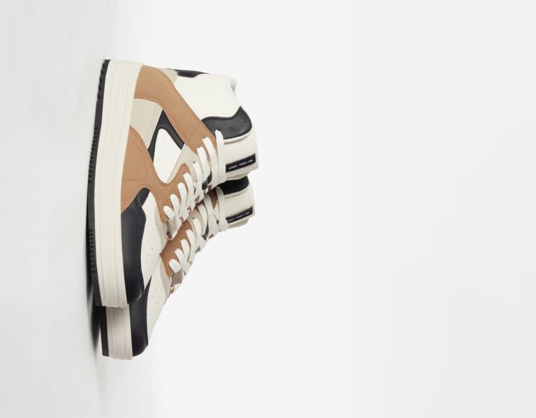 Bershka High-top Enkellaars Heren Bruin | x75W5BjcXyq