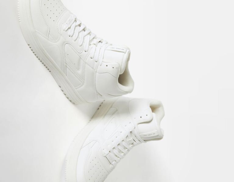 Bershka High-top Sportschoenen Heren Wit | AvCSxd9Q1Ig