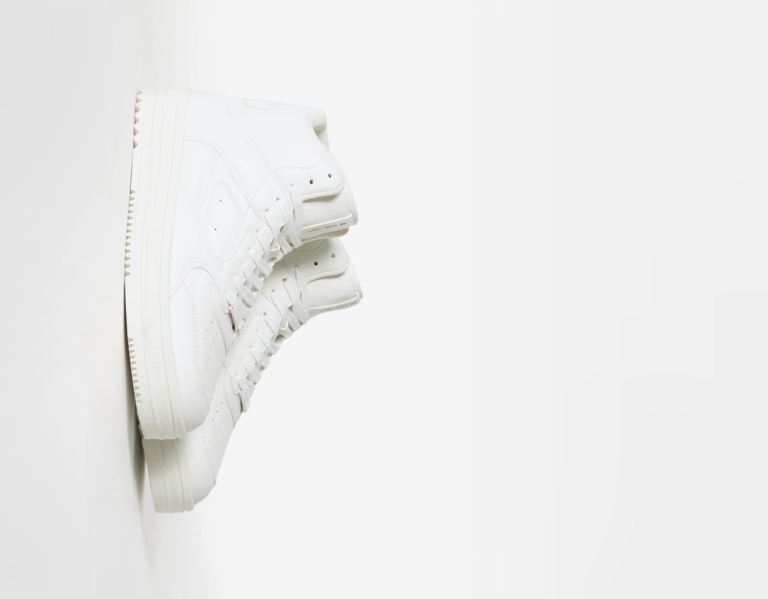 Bershka High-top Sportschoenen Heren Wit | AvCSxd9Q1Ig