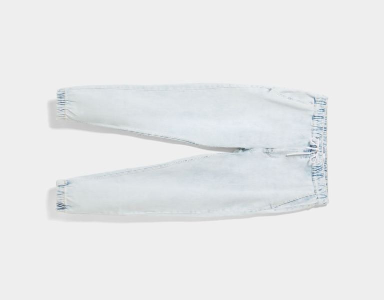 Bershka Jogger Jeans Heren Lichtblauw | BzpkuTAzyWG