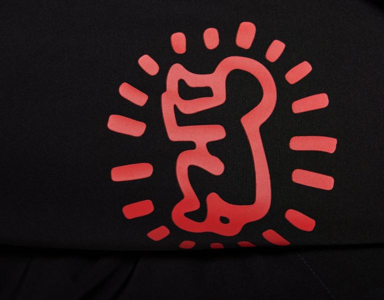 Bershka Keith Haring Jassen Dames Zwart | 5OgTpW8YjeR