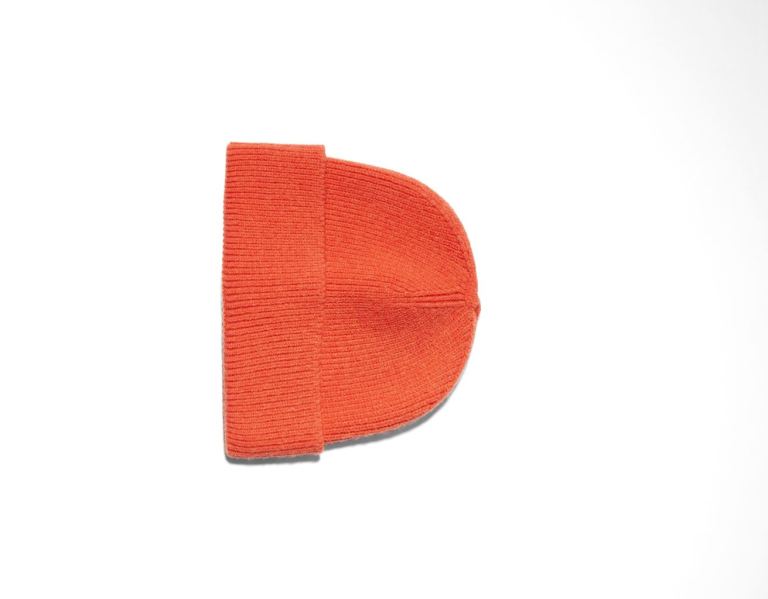 Bershka Kort Beanie Caps Heren Oranje | cYHSqy4WRZl