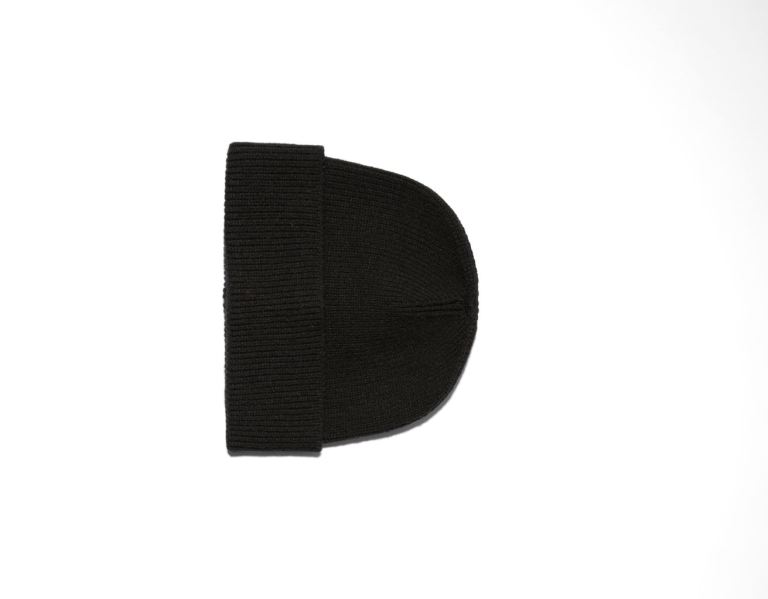 Bershka Kort Beanie Caps Heren Zwart | sl3tsEWdWqr