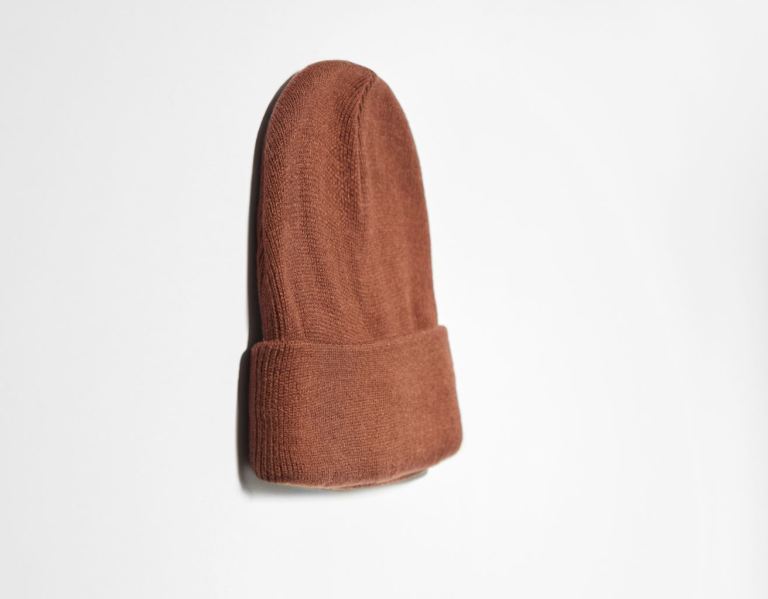 Bershka Kort Monochrome Beanie Caps Heren Bruin | BGhSXhZ1aCz