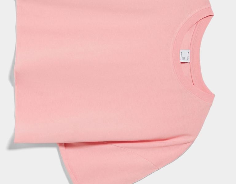 Bershka Kort Sleeve Cropped T-shirts Dames Roze | JTqIg7sWCFS